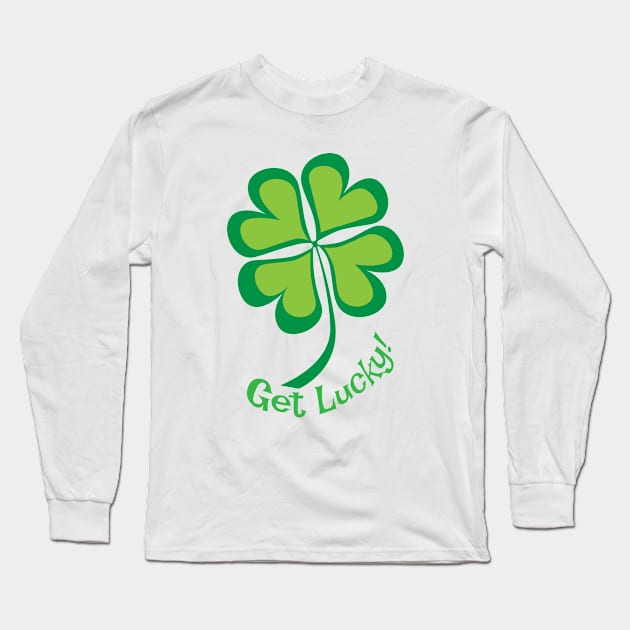 Get Lucky! Long Sleeve T-Shirt by immerzion